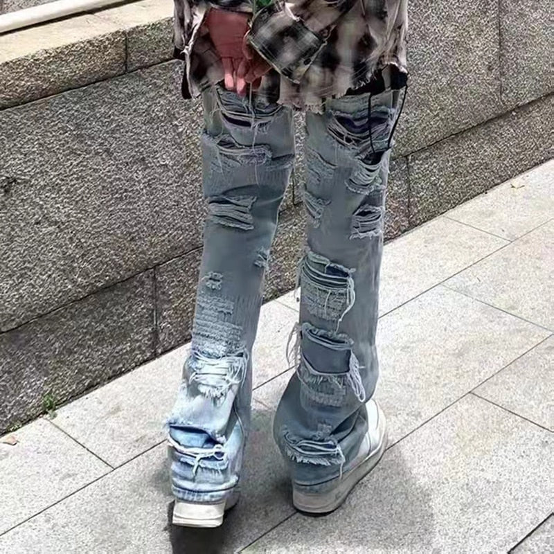 Ripped Jeans™ - Straight Fit Denim