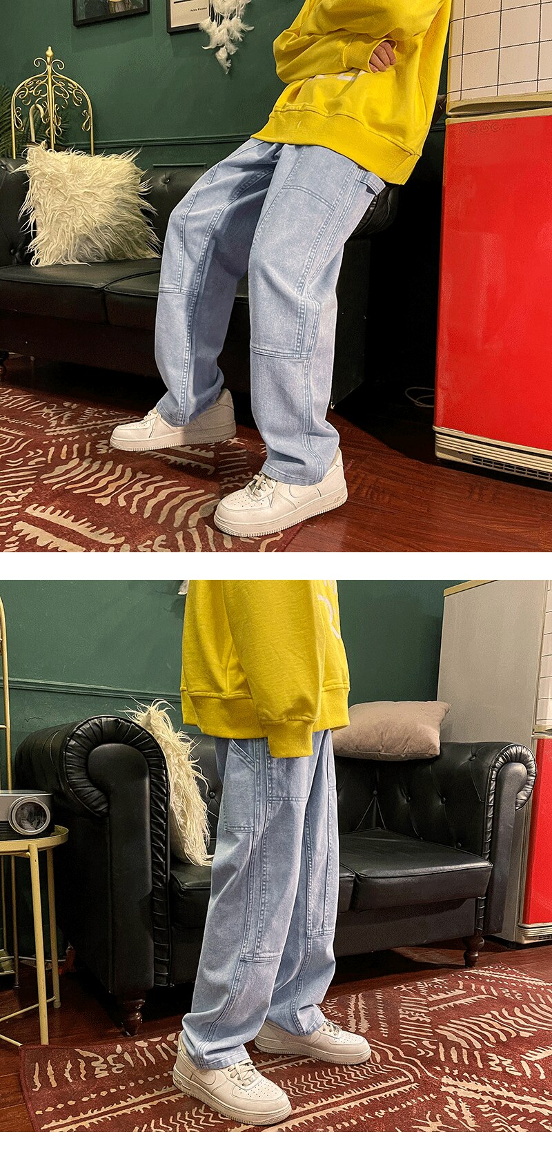 Patchwork Jeans™ - Loose Fit Pants
